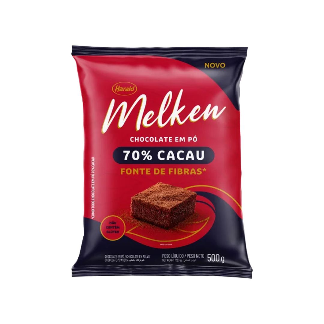 Chocolate em Pó Melken 70% Cacau (500g) - Harald